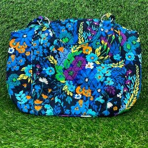 VERA BRADLEY WOMEN'S PLEATED PURSE MIDNIGHT BLUES